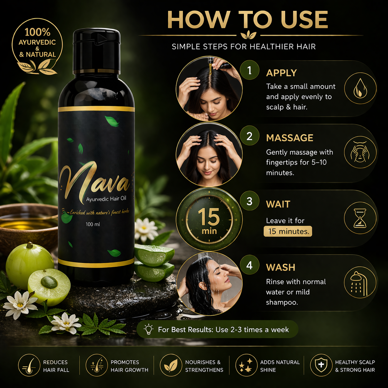 Nava Ayurvedic Hair Oil