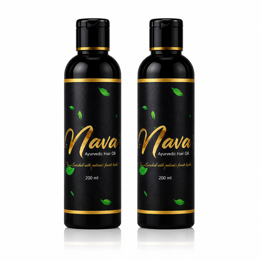 Nava Ayurvedic Hair Oil | 200 ml | For Hair Growth, Dandruff & Hair Fall Control